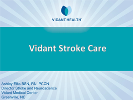 Vidant Stroke Care