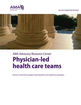 Physician-Led Team-Based Care Campaign