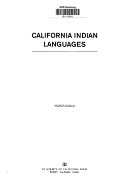 California Indian Languages