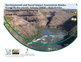 Batoka Gorge – Community Meeting Presentation
