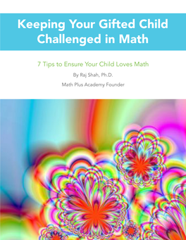 Keeping Your Gifted Child Challenged in Math