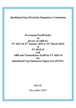 Ranchi December 2015