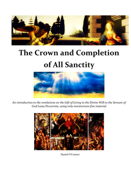 The Crown and Completion of All Sanctity