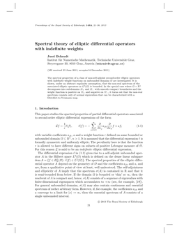 Spectral Theory of Elliptic Differential Operators with Indefinite Weights