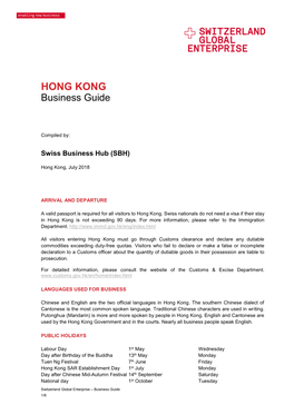 HONG KONG Business Guide