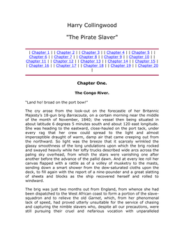 The Pirate Slaver, by Harry Collingwood