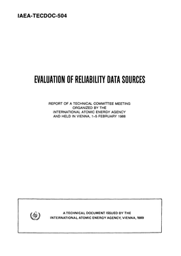 Evaluation of Reliability Data Sources