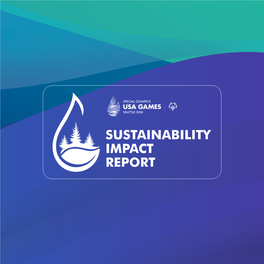 2018 Special Olympics USA Games Sustainability Impact Report