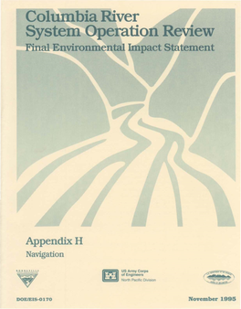 Columbia River Syste Peration Re ·Ew Final Environmental Pact Statement