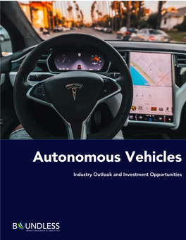 Autonomous Vehicles