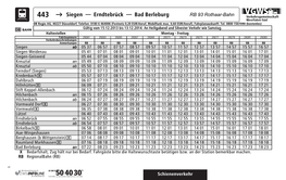 443 → Siegen Erndtebrück Bad Berleburg