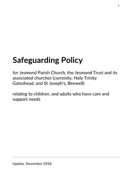 Safeguarding Policy