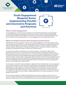 Implementing Flexible and Innovative Programs and Practices