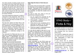 Consultation Leaflet Flotta And