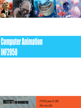 Computer Animation CPSC