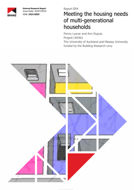 ER4 Meeting the Housing Needs of Multi-Generational Households