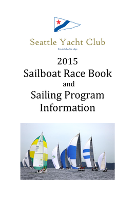 2015 Sailboat Race Book and Sailing Program Information