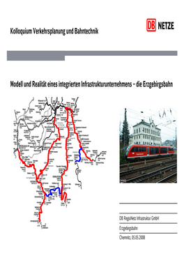 Die Erzgebirgsbahn Kolloquium Verkehrsplanung Und Bahntech
