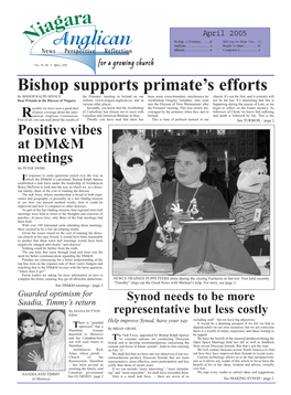 Niagara Anglican Newspaper