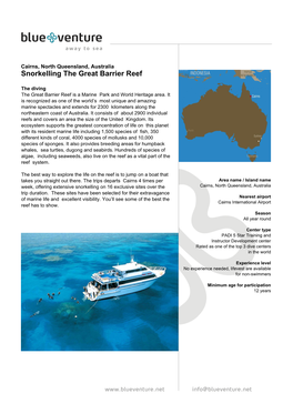 Snorkelling the Great Barrier Reef