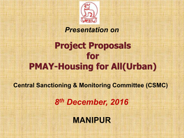 Project Proposals for PMAY-Housing for All(Urban)
