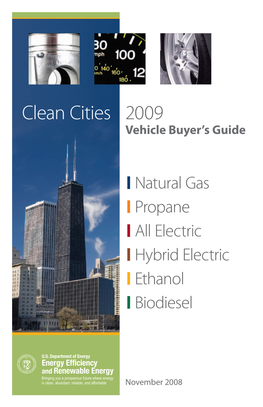 Clean Cities 2009 Vehicle Buyer's Guide (Brochure)
