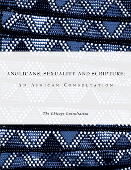 Anglicans, Sexuality and Scripture