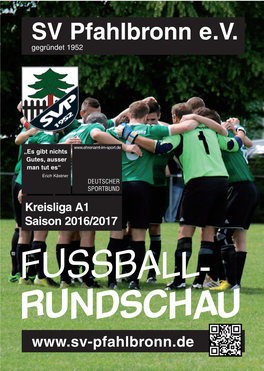 Fussball- Rundschau