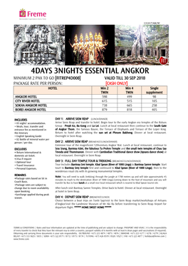 4Days 3Nights Essential Angkor