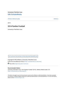 2014 Panther Football