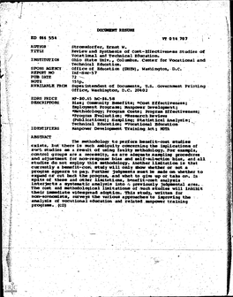 Spite of These and Other Limitations. .Benef It-Cost Analysis , .Interjects4 Systematic Analysis Inte; Previously Judgmental .Area