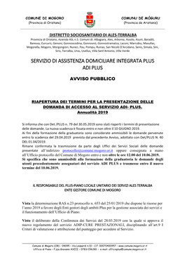 AVVISO DOMANDE ADIP-PLUS.Pdf