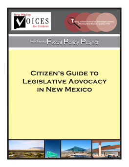 Citizen's Guide to Legislative Advocacy in New Mexico