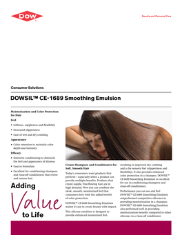 DOWSIL CE-1689 Smoothing Emulsion