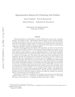 Approximation Schemes for Clustering with Outliers