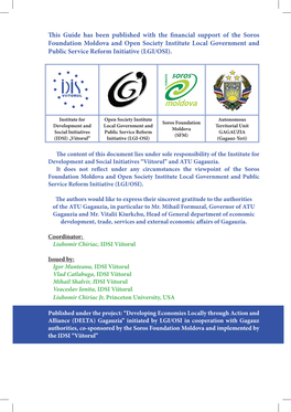 GAGAUZIA (SFM) (IDSI) „Viitorul” Initiative (LGI-OSI) (Gagauz-Yeri)