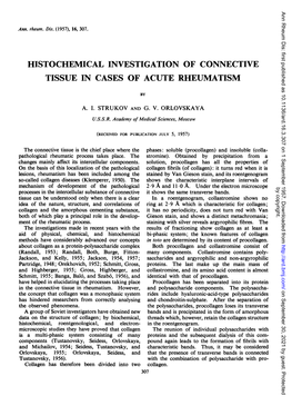 Tissue in Cases of Acute Rheumatism