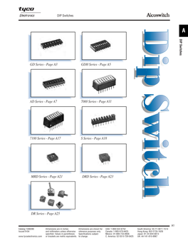 6436 a Alco Dip Switches