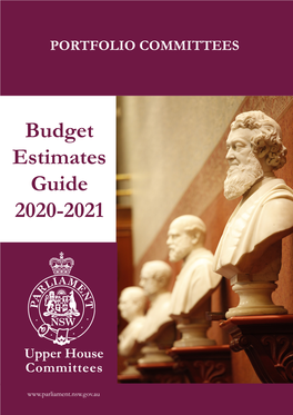 Budget Estimates Guide 2020-2021