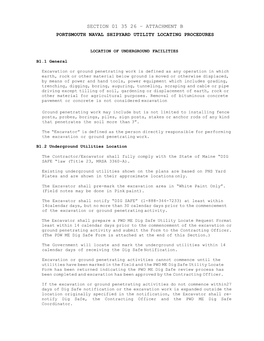 Attachment B Portsmouth Naval Shipyard Utility Locating Procedures