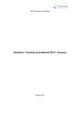 Tartlane Ja Keskkond 2011 Aruanne.Pdf