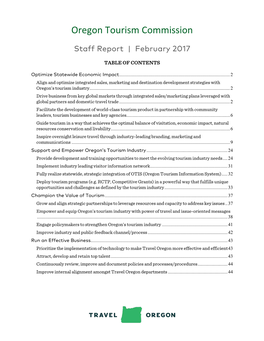 Staff Report February 2018