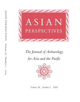 The Journal of Archaeology for Asia and the Pacific