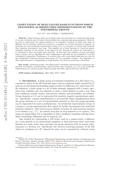 Computation of Real-Valued Basis Functions Which Transform As Irreducible Representations of the Polyhedral Groups