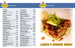 Lunch & Dinner Menu