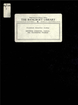 The Bancroft Library