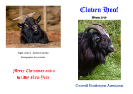 Cloven Hoof Winter 2019