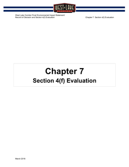 Chapter 7; Section 4(F)