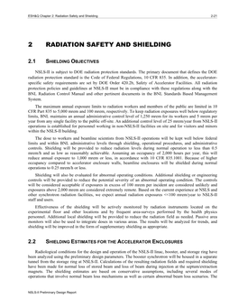 2 Radiation Safety and Shielding