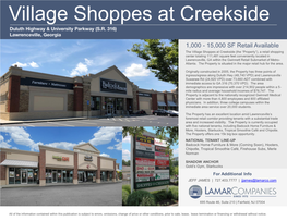 Village Shoppes at Creekside